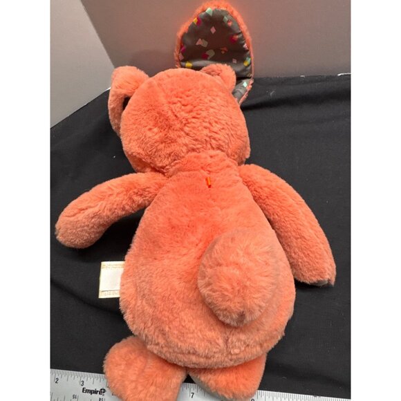 B Softie Orange Plush Bunny Stuffed Animal Toy By Battat 10" Soft Polyester Mate - Picture 7 of 8
